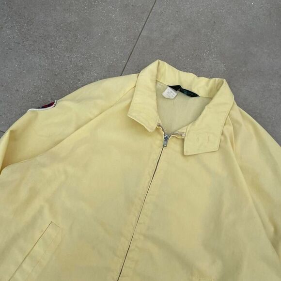 Vintage 60s Champion Running Man Yellow Bomber Jacket Ice Skating - Picture 4 of 8